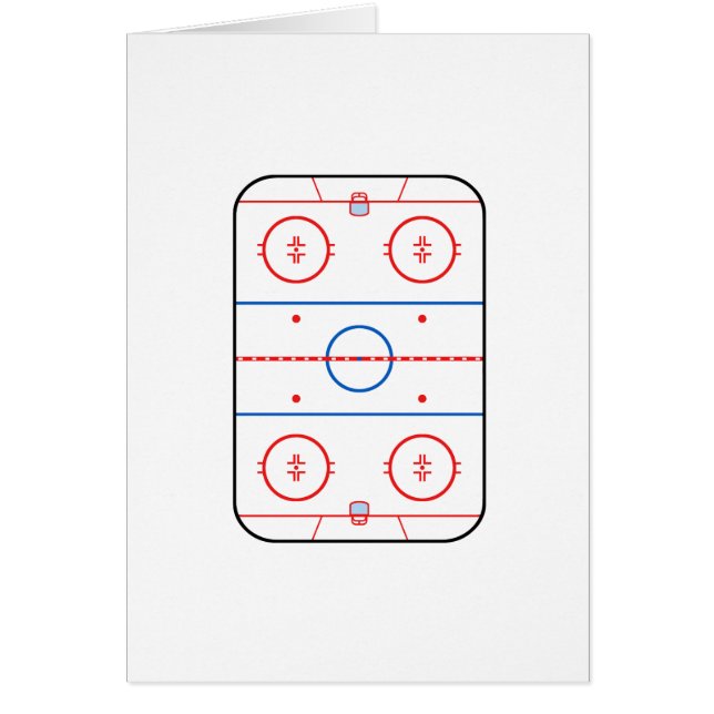 Ice Rink Diagram Hockey Game Companion (Front)