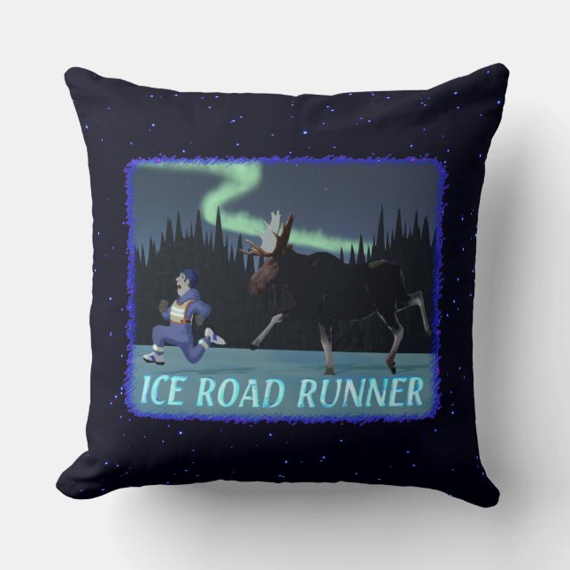 Ice Road Runner Cushion (Front)