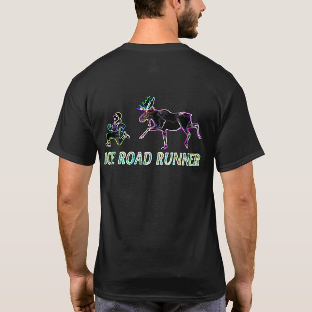 Ice Road Runner - Electric T-Shirt (Back)