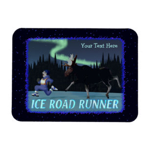 Ice Road Runner Magnet