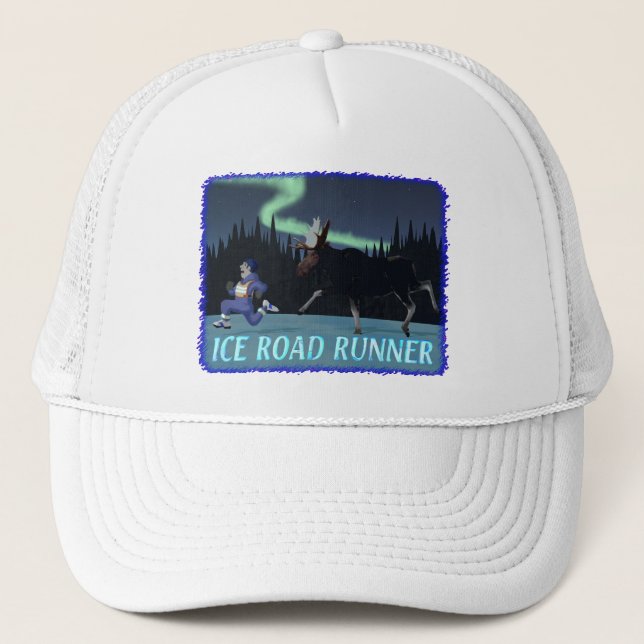 Ice Road Runner Trucker Hat (Front)