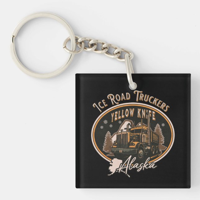 ICE ROAD TRUCKER - ALASKA KEY RING (Front)
