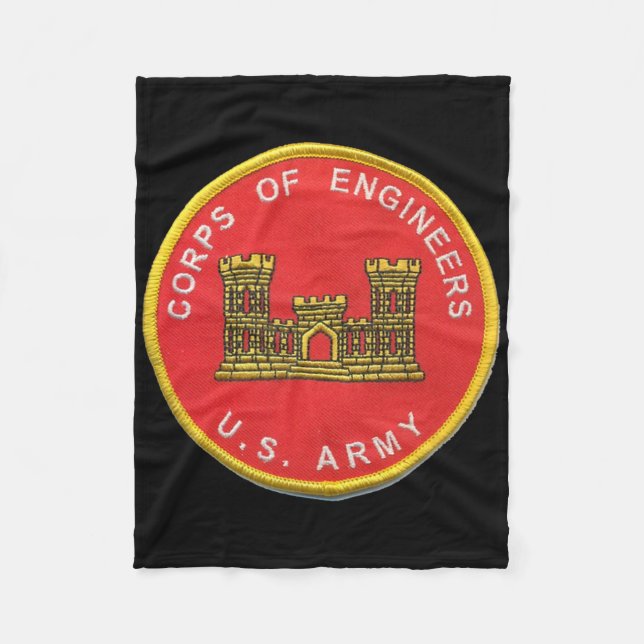 Ice Rocket Hockey Army Corp Of Engineers  Fleece Blanket (Front)