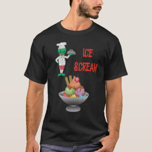 Ice Scream Ice Cream Alien Horror Ice Cream 1 T-Shirt