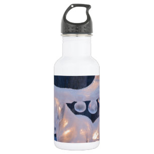 Ice Sculpture Snow Frozen Winter Seasons Weather 532 Ml Water Bottle