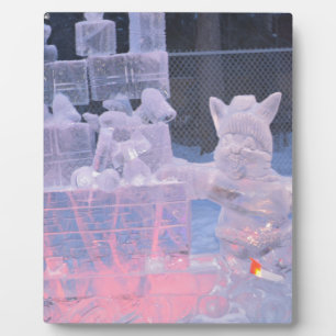 Ice Sculpture Sporting Artist Carving Arctic Gifts Plaque
