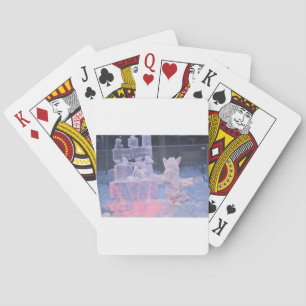Ice Sculpture Sporting Artist Carving Arctic Gifts Playing Cards