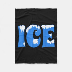 Ice Shirt Halloween Costume Couples Ice Family Hal Fleece Blanket