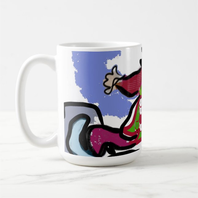 ice skate  dance coffee mug (Left)