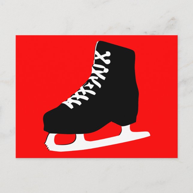 ice skate postcard (Front)