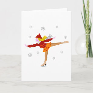 Ice Skater Card