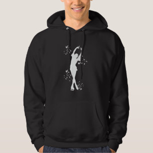 Ice Skater Figure Skating Colourful Girls Ice Skat Hoodie