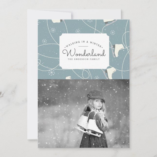Ice Skater Winter Wonderland | Photo (Front)