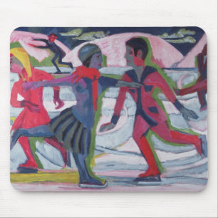 Ice Skaters Mouse Pad