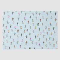 Ice Skaters On Lake │ ice skating christmas winter