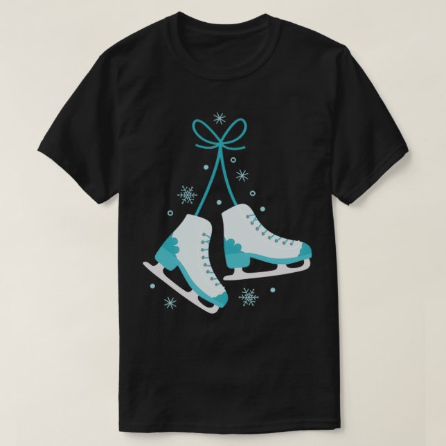 Ice Skates 16 T-Shirt (Design Front)
