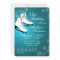 Ice Skates and Snowflakes Teal Birthday