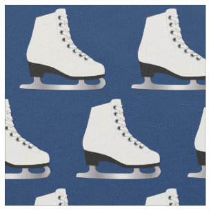 Ice Skates Figure Skating Rink Blue Fabric
