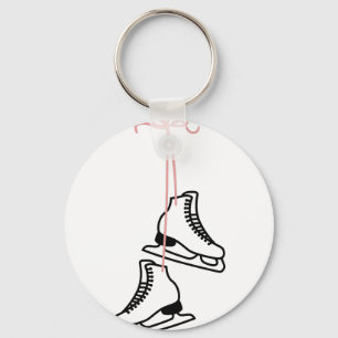 Ice Skates Key Ring
