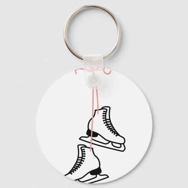 Ice Skates Key Ring (Front)