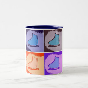Ice Skates/Let it Snow Let it Snow Let it Snow Two-Tone Coffee Mug
