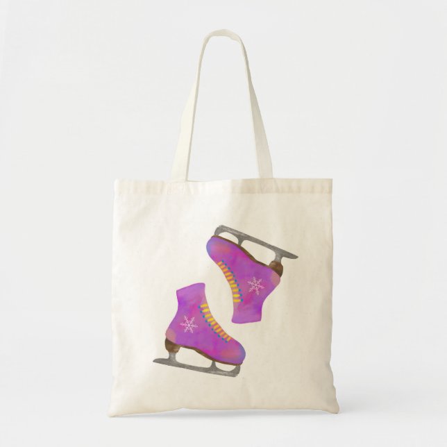 Ice skates tote bag (Front)