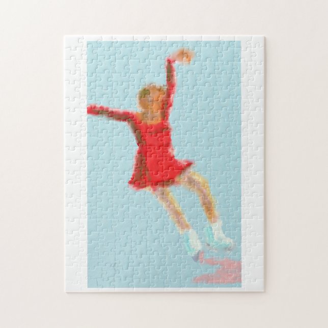 Ice Skating Art Jigsaw Puzzle (Vertical)