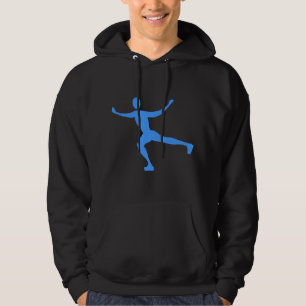 Ice Skating - Baby Blue Hoodie