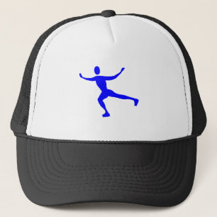 Ice Skating - Blue Trucker Hat