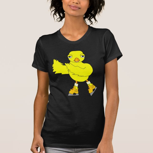 Ice Skating Chick T-Shirt (Front)
