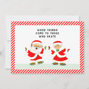 ice skating Christmas cards
