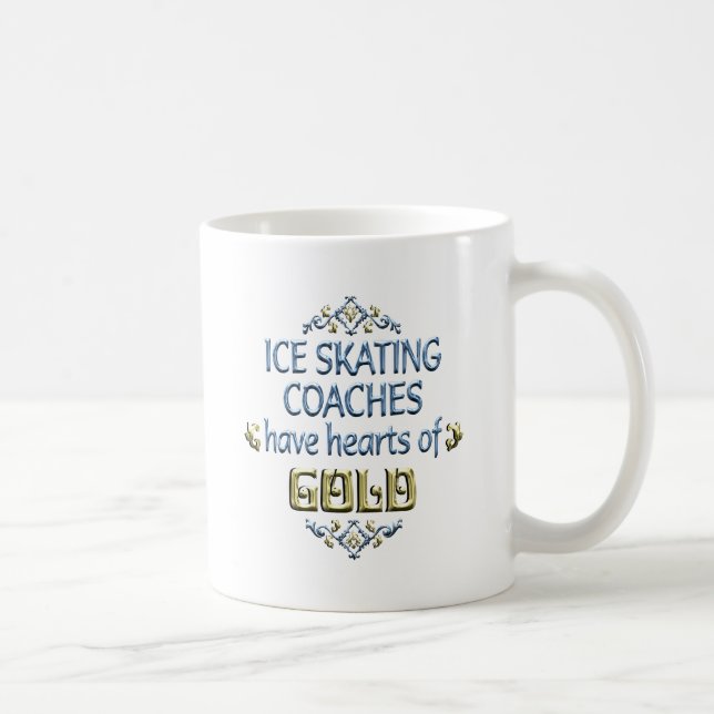 Ice Skating Coach Appreciation Coffee Mug (Right)