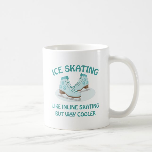 Ice Skating Coffee Mug (Right)
