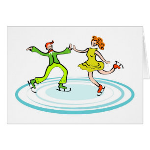 Ice Skating Couple