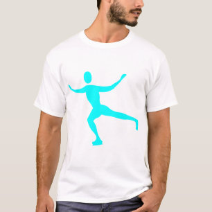 Ice Skating - Cyan T-Shirt
