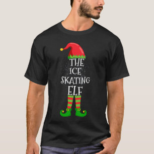 Ice Skating Elf Family Matching Christmas Group  T-Shirt
