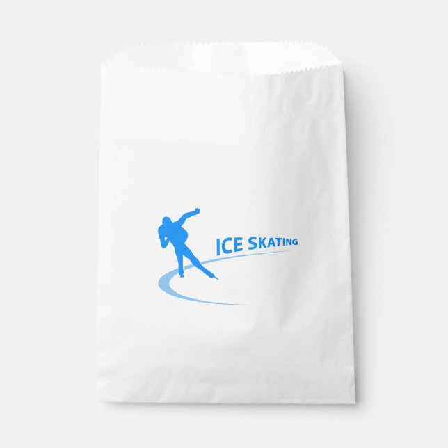 Ice Skating Favour Bag (Front)