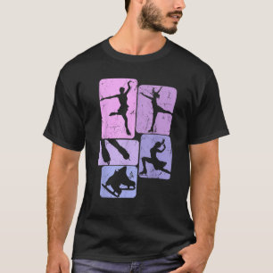Ice Skating Figure Skater Girl Women T-Shirt