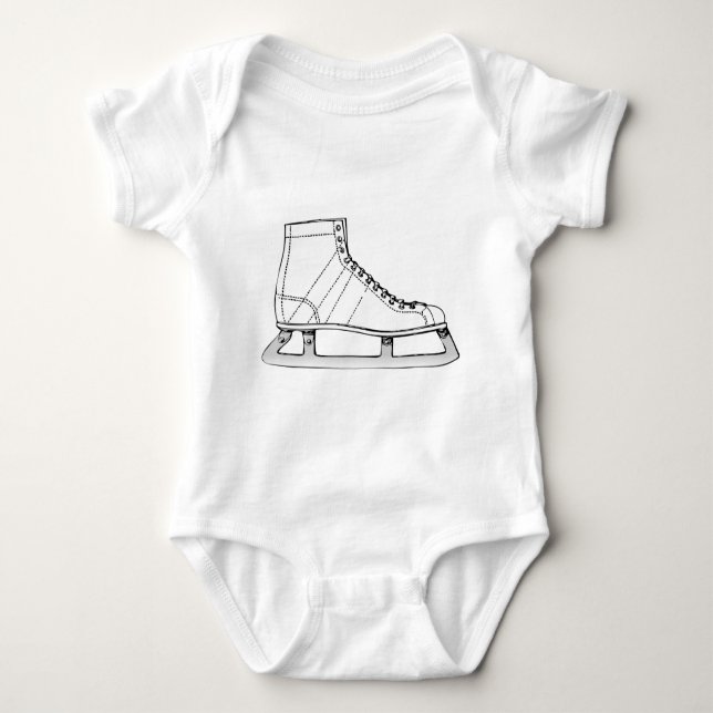 Ice Skating Figure skating Baby Bodysuit (Front)