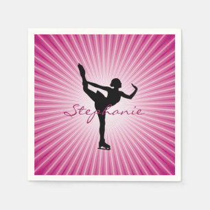 Ice Skating/Figure Skating Paper Party Napkin