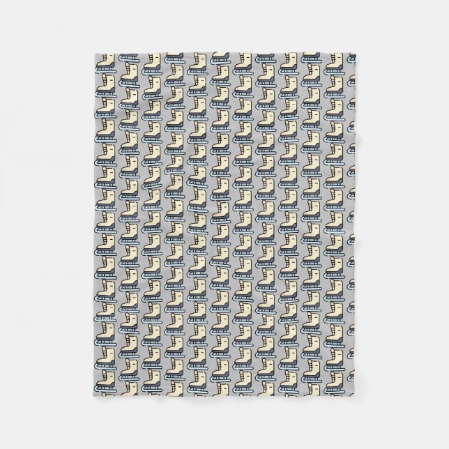 ice skating fleece blanket (Front)