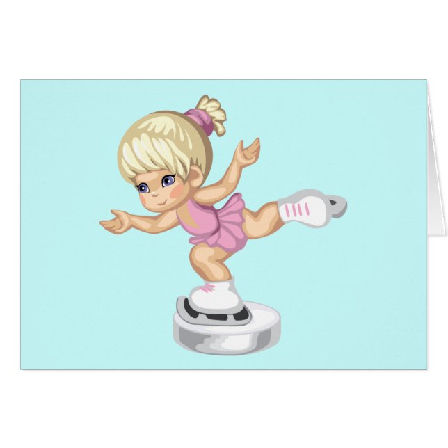 Ice Skating Girl (Front Horizontal)