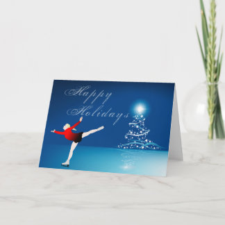 Ice Skating Greeting Card