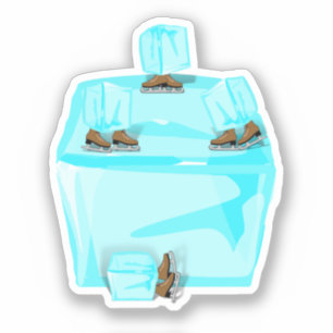 Ice Skating Ice Cubes