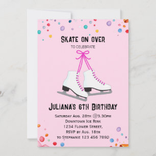 Ice Skating Invitation Ice-Skating Party
