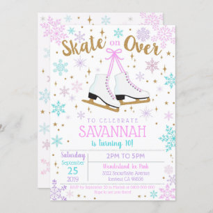 Ice Skating Invitation Ice Skating Party Girl