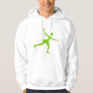 Ice Skating - Martian Green Hoodie
