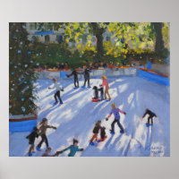Ice skating Natural History Museum 2014