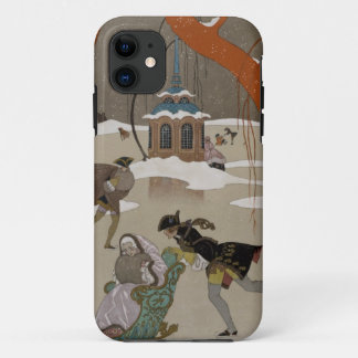 Ice Skating on the Frozen Lake iPhone 11 Case