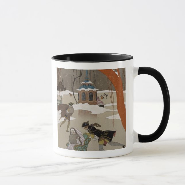 Ice Skating on the Frozen Lake Mug (Right)